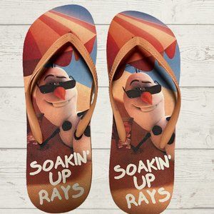 Disney Frozen Olaf Flip Flops